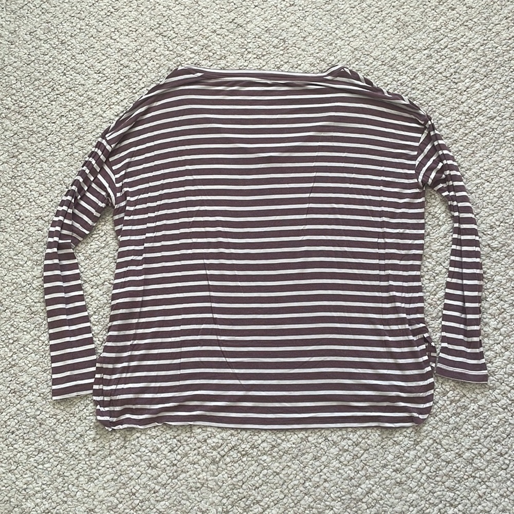 🎉 American Eagle Soft & Sexy Striped long sleeve shirt - Picture 6 of 6